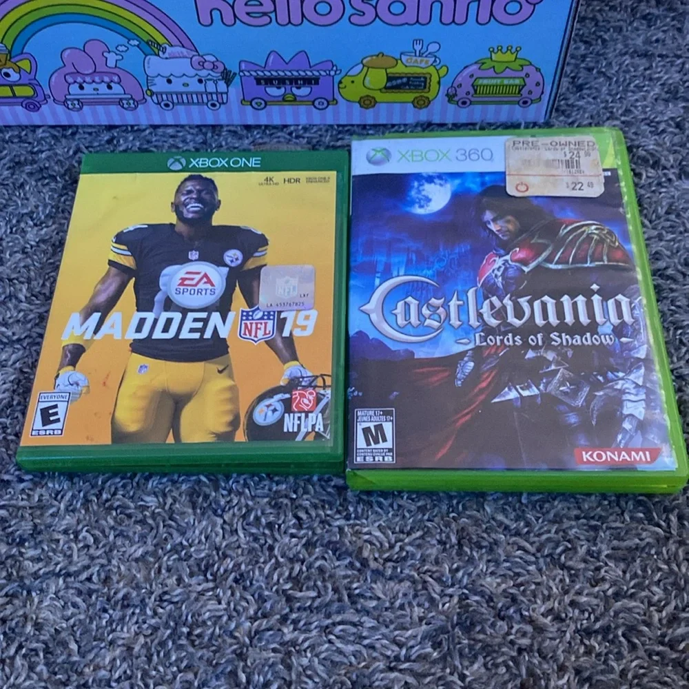 Xbox one and Xbox 360 CDs